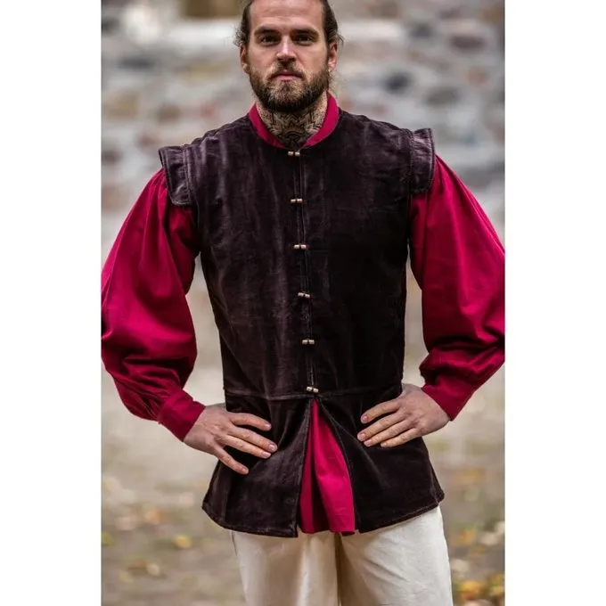 Leonardo Carbone 16th Century Doublet Sea Beggars / Watergeuzen, Brown 3 Leonardo Carbone 16th Century Doublet Sea Beggars / Watergeuzen, Brown