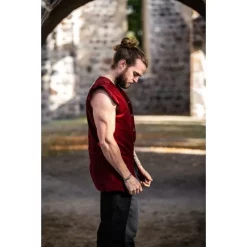 Leonardo Carbone 16th Century Doublet Sea Beggars / Watergeuzen, Red -Renaissance and Tudor clothing Shop 16th century doublet sea beggars watergeuzen red 5