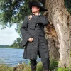 Leonardo Carbone 17th Century Buccaneer Coat, Black