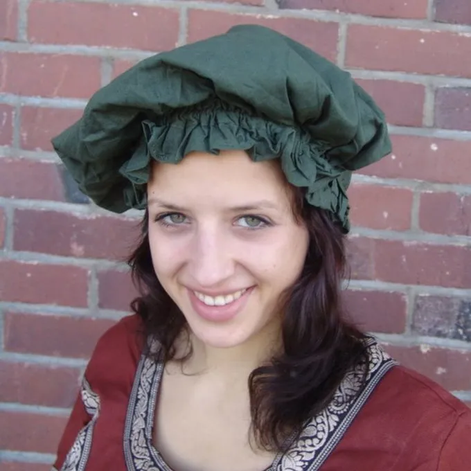 Leonardo Carbone 17th Century Cap, Green 7 Leonardo Carbone 17th Century Cap, Green - Image 5