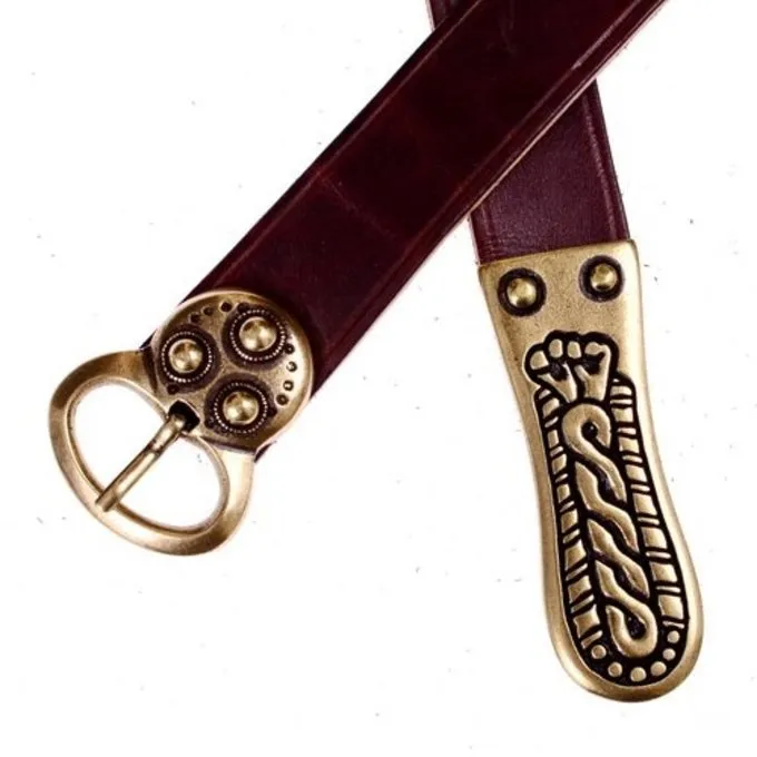 Alemanic Belt, Brown, Silvered 4 Alemanic Belt, Brown, Silvered - Image 2