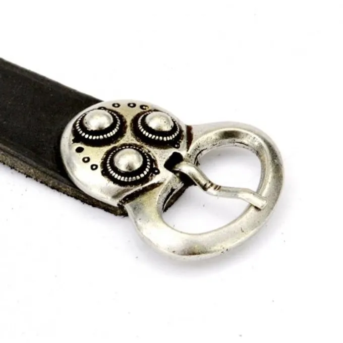 Alemanic Belt, Brown, Silvered 3 Alemanic Belt, Brown, Silvered