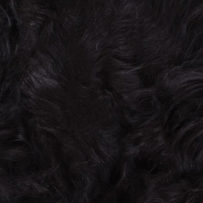 Black Scandinavian Sheepskin 4 Black Scandinavian Sheepskin - Image 2