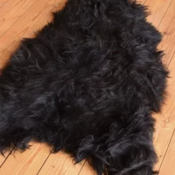 Black Scandinavian Sheepskin 7 Black Scandinavian Sheepskin -Renaissance and Tudor clothing Shop black scandinavian sheepskin 2