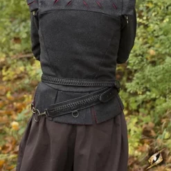 Epic Armoury Braided Sword Belt, Black -Renaissance and Tudor clothing Shop braided sword belt black 3