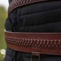 Epic Armoury Braided Sword Belt, Red -Renaissance and Tudor clothing Shop braided sword belt red 4