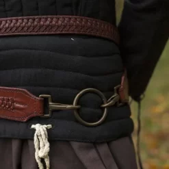 Epic Armoury Braided Sword Belt, Red -Renaissance and Tudor clothing Shop braided sword belt red 5