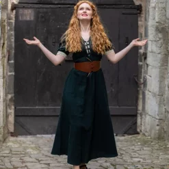 Leonardo Carbone Celtic Belt Shannon, Brown -Renaissance and Tudor clothing Shop celtic belt shannon brown 3