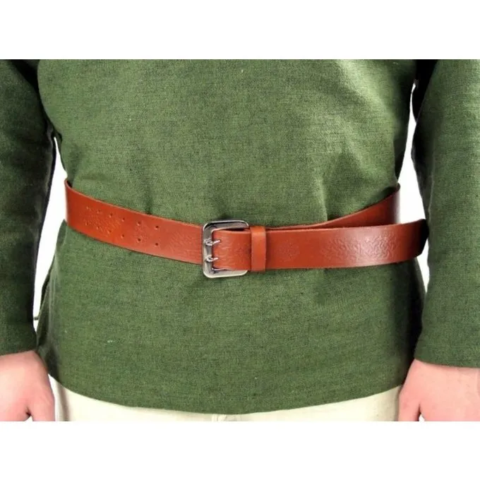 Leonardo Carbone Celtic Belt With Buckle, Brown 6 Leonardo Carbone Celtic Belt With Buckle, Brown - Image 4