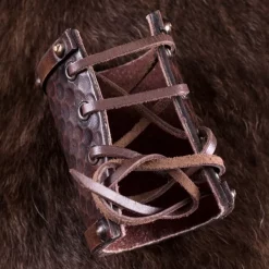 Deepeeka Celtic Leather Bracelet Triquetra 6 Deepeeka Celtic Leather Bracelet Triquetra -Renaissance and Tudor clothing Shop celtic leather bracelet triquetra 2