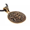 Disc Pendant Borre Style, Bronze