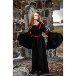 Leonardo Carbone Dress Douze Black-red 10 Leonardo Carbone Dress Douze Black-red -Renaissance and Tudor clothing Shop dress douze black red 2