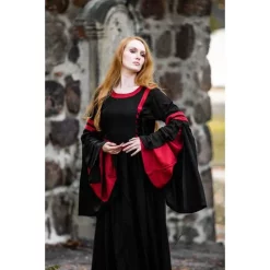 Leonardo Carbone Dress Douze Black-red 11 Leonardo Carbone Dress Douze Black-red -Renaissance and Tudor clothing Shop dress douze black red 3