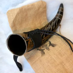Windlass Steelcrafts Drinking Horn Gorm With Leather Holder 11 Windlass Steelcrafts Drinking Horn Gorm With Leather Holder -Renaissance and Tudor clothing Shop drinking horn gorm with leather holder 3