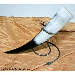 Drinking Horn Holder Deluxe -Renaissance and Tudor clothing Shop drinking horn holder deluxe 2