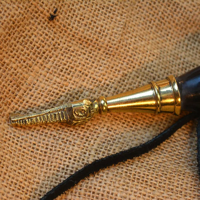 Windlass Steelcrafts Drinking Horn Odin With Leather Holder 6 Windlass Steelcrafts Drinking Horn Odin With Leather Holder - Image 4