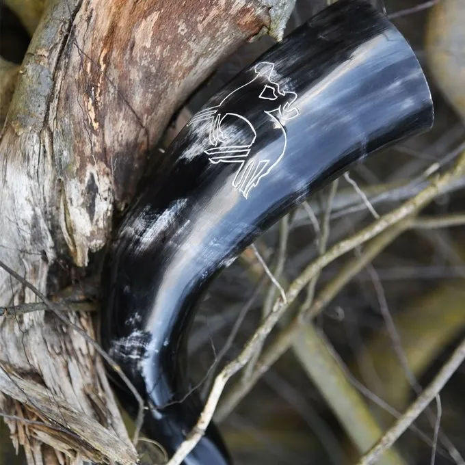 Deepeeka Drinking Horn, Odin With Sleipnir 8 Deepeeka Drinking Horn, Odin With Sleipnir - Image 6