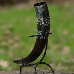 Epic Armoury Drinking Horn Tara With Celtic Knots, Dark 9 Epic Armoury Drinking Horn Tara With Celtic Knots, Dark -Renaissance and Tudor clothing Shop drinking horn tara with celtic knots dark 3