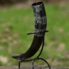 Epic Armoury Drinking Horn Tara With Celtic Knots, Light -Renaissance and Tudor clothing Shop drinking horn tara with celtic knots light