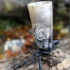 Deepeeka Drinking Horn Valknut -Renaissance and Tudor clothing Shop drinking horn valknut