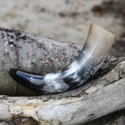 Deepeeka Drinking Horn Valknut -Renaissance and Tudor clothing Shop drinking horn valknut 3