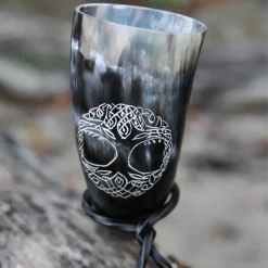 Deepeeka Drinking Horn Yggdrasil -Renaissance and Tudor clothing Shop drinking horn yggdrasil 2
