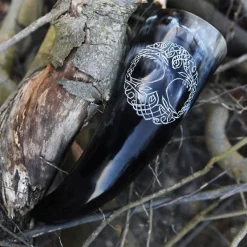 Deepeeka Drinking Horn Yggdrasil -Renaissance and Tudor clothing Shop drinking horn yggdrasil 4