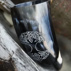 Deepeeka Drinking Horn Yggdrasil -Renaissance and Tudor clothing Shop drinking horn yggdrasil 5