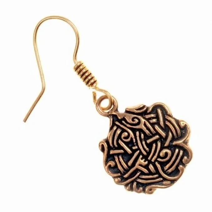 Earrings Viking Knot, Bronze 3 Earrings Viking Knot, Bronze