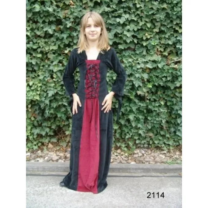 Leonardo Carbone Girl's Dress Aline Black-red 7 Leonardo Carbone Girl's Dress Aline Black-red - Image 5