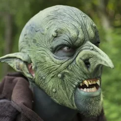Epic Armoury Goblin Mask Green, LARP Mask -Renaissance and Tudor clothing Shop goblin mask green larp mask 2