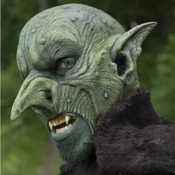 Epic Armoury Goblin Mask Green, LARP Mask -Renaissance and Tudor clothing Shop goblin mask green larp mask 3