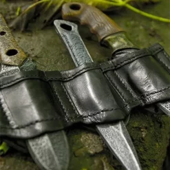 Epic Armoury Holder For LARP Throwing Knives Black, Incl. 3 Knives -Renaissance and Tudor clothing Shop holder for larp throwing knives black incl 3 knive 2