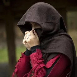 Epic Armoury Hood Assassins Creed, Dark Brown 12 Epic Armoury Hood Assassins Creed, Dark Brown -Renaissance and Tudor clothing Shop hood assassins creed dark brown 4