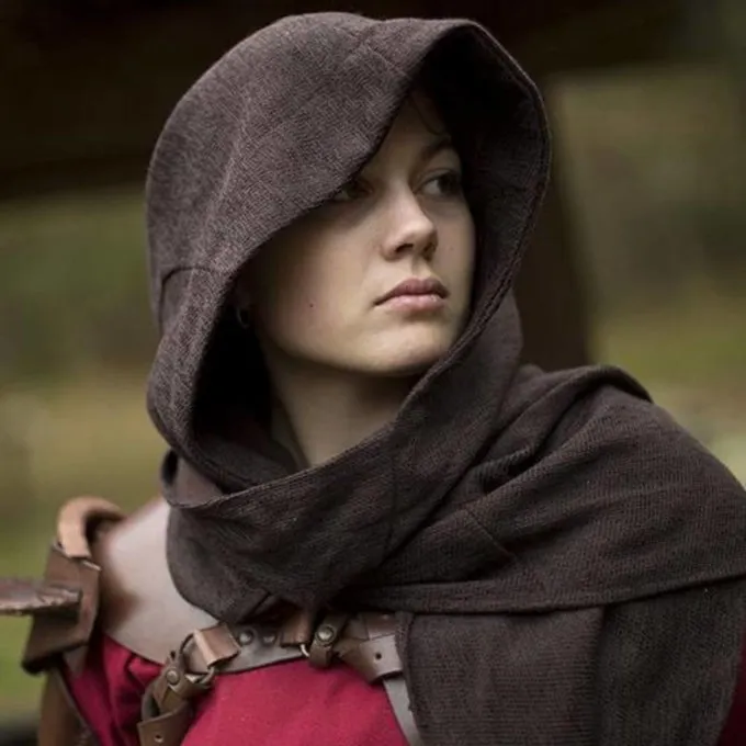 Epic Armoury Hood Assassins Creed, Dark Brown 3 Epic Armoury Hood Assassins Creed, Dark Brown