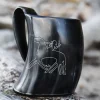 Deepeeka Horn Cup, Odin With Sleipnir 1 Deepeeka Horn Cup, Odin With Sleipnir -Renaissance and Tudor clothing Shop horn cup odin with sleipnir