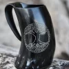 Deepeeka Horn Cup, Yggdrasil -Renaissance and Tudor clothing Shop horn cup yggdrasil