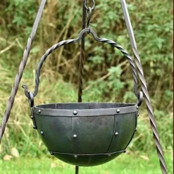Large Early Medieval Cauldron 9 Litre -Renaissance and Tudor clothing Shop large early medieval cauldron 9 litre 2