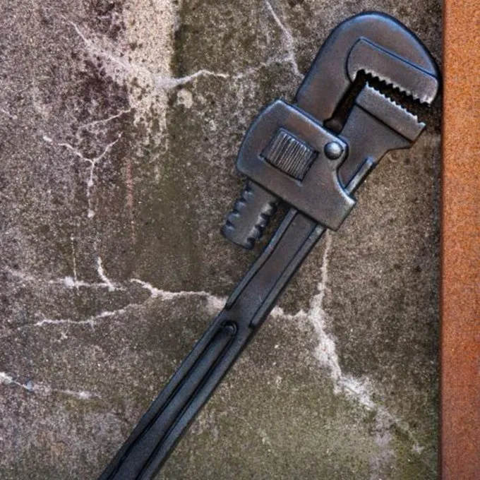 Epic Armoury LARP Wrench, Metal Color 3 Epic Armoury LARP Wrench, Metal Color