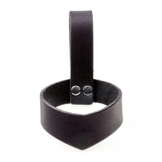 Leather Drinking Horn Holder 0,4 - 0,5L, Black 4 Leather Drinking Horn Holder 0,4 - 0,5L, Black - Image 2