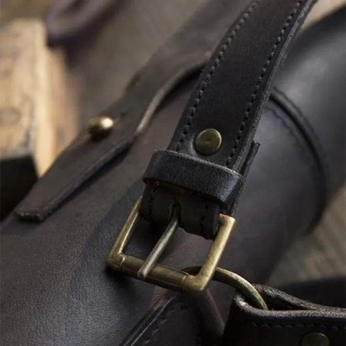 Epic Armoury Leather Scroll Or Bottle Holder, Black 5 Epic Armoury Leather Scroll Or Bottle Holder, Black - Image 3