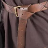 Epic Armoury Leather X-belt, Brown -Renaissance and Tudor clothing Shop leather x belt brown