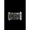 Long Celtic Beard Bead Silver