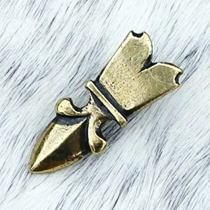 Medieval Belt End (1250-1500), Silvered 3 Medieval Belt End (1250-1500), Silvered