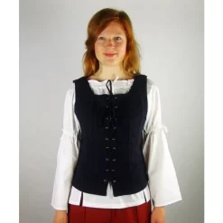 Leonardo Carbone Medieval Doublet Lene Black