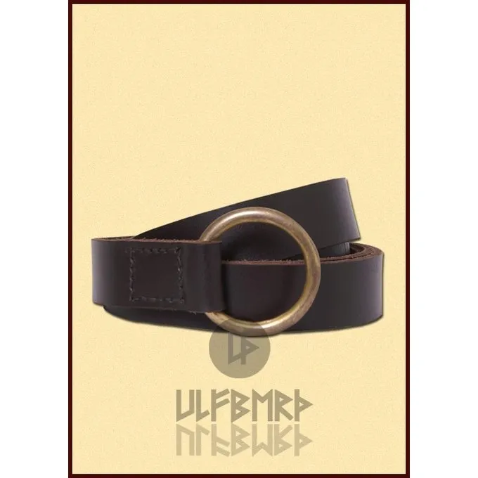 Ulfberth Medieval Ring Belt Brown, 160 Cm 3 Ulfberth Medieval Ring Belt Brown, 160 Cm