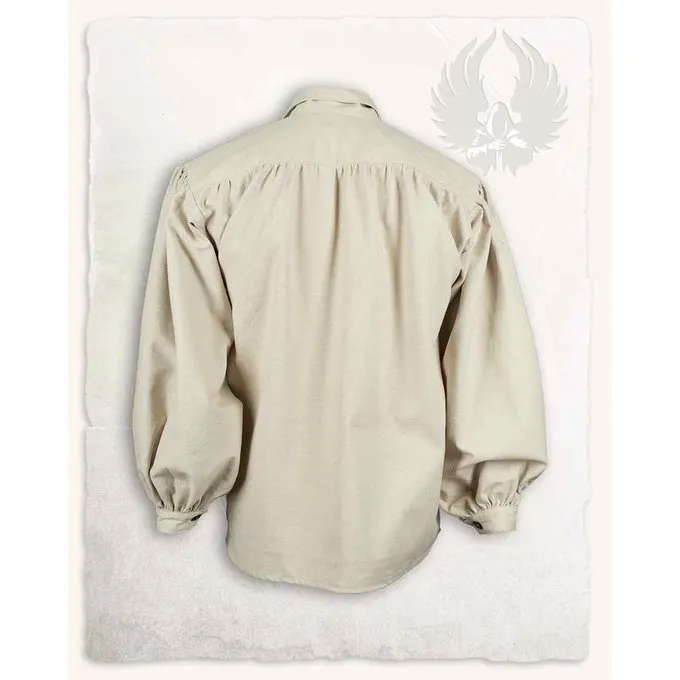 Mytholon Medieval Shirt Jonathan, Cream 4 Mytholon Medieval Shirt Jonathan, Cream - Image 2