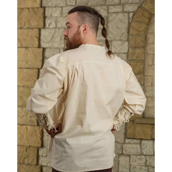 Mytholon Medieval Shirt Simon, Natural 4 Mytholon Medieval Shirt Simon, Natural - Image 2