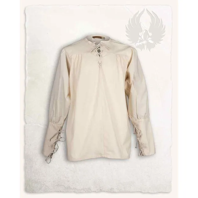 Mytholon Medieval Shirt Simon, Natural 8 Mytholon Medieval Shirt Simon, Natural - Image 6