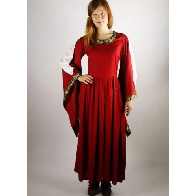 Leonardo Carbone Noble Embroidered Dress Loretta, Red 3 Leonardo Carbone Noble Embroidered Dress Loretta, Red
